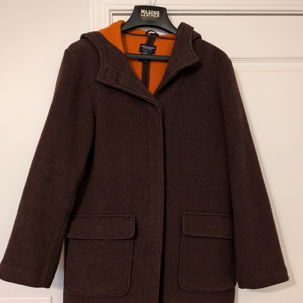 Vintage American Eagle wool coat